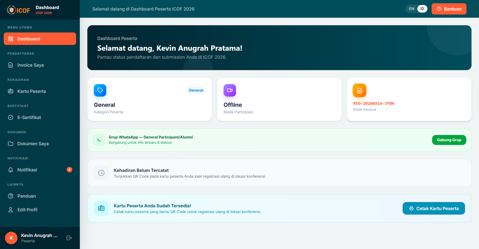 Dashboard Awal