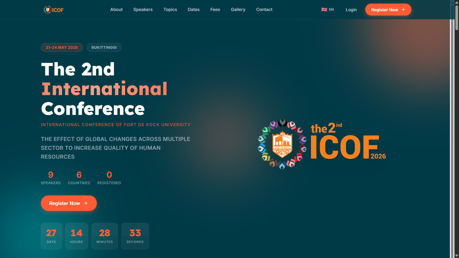Halaman Utama ICOF 2026